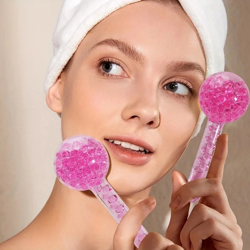 Globes de glace pour visage