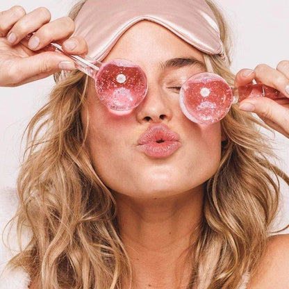 Globes de glace pour visage