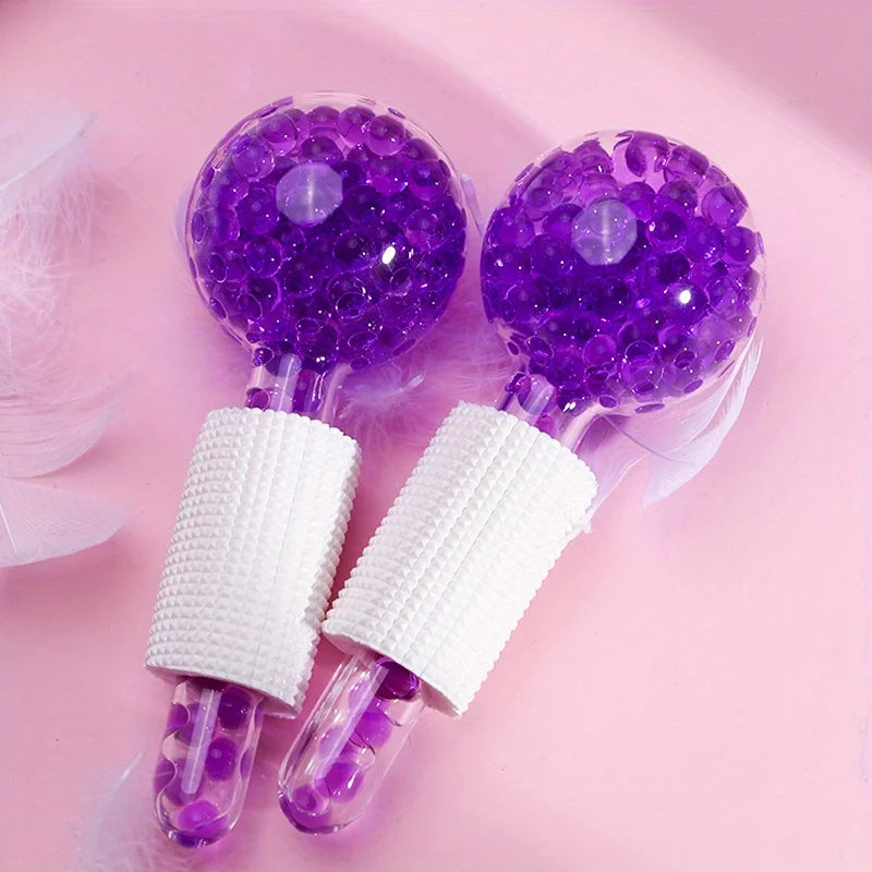 Globes de glace pour visage
